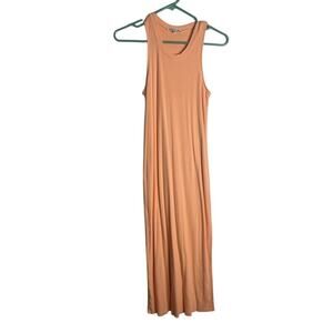 Cotton Citizen Melbourne Tank Midi Dress With Slit Pre-Owned women's size medium